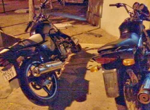 Motos recuperadas pela Polícia 