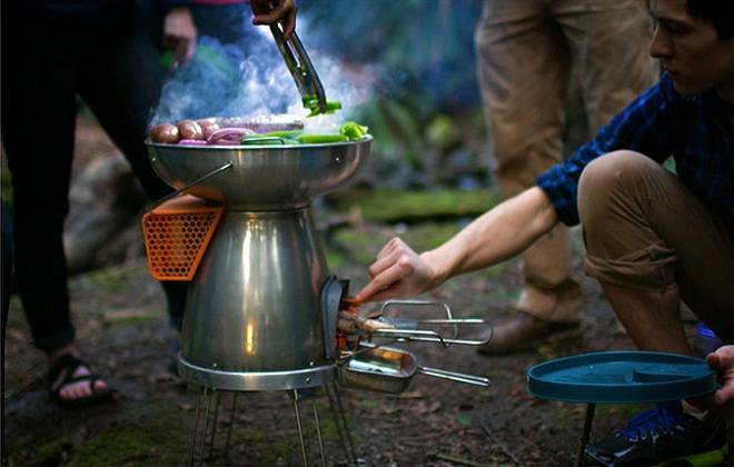 Fogão de acampamento