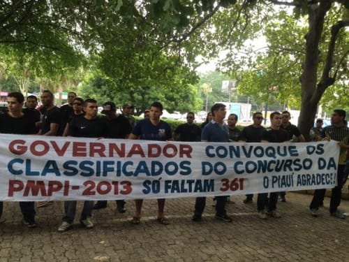 Protesto de policiais