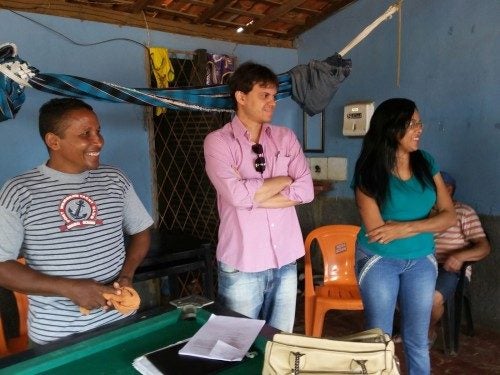 barra da muquila recebe luíza neta