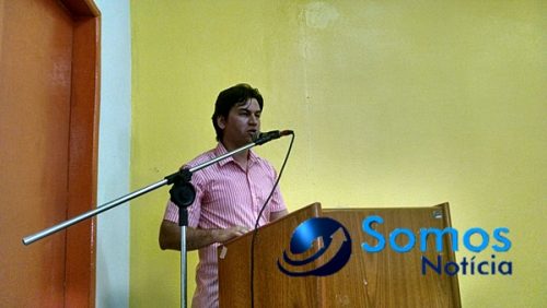 Secretário Ítalo em sessão ordinária