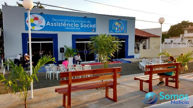 inauguração da nova sede da assistência social