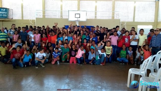 aula do mirim cidadão amarante ginásio poliesportivo