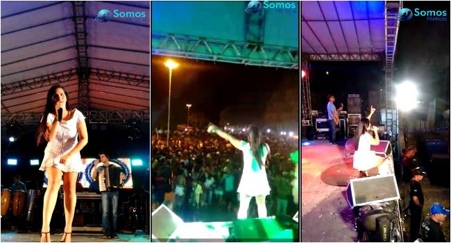 gleyane lima em castelo do Piauí show aniversário