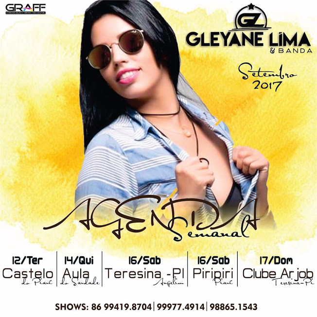Gleyane Lima agenda de shows