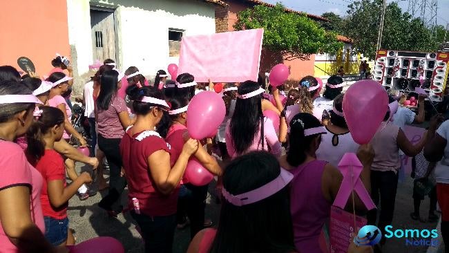 outubro rosa em são francisco maranhão caminhada câncer de mama