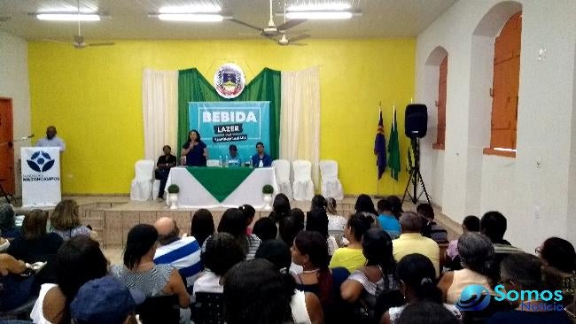 seminário sobre álcool lazer com responsabilidade prefeitura saúde