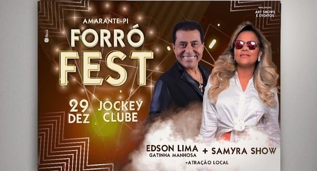 edson lima e samyra show amarante festejos