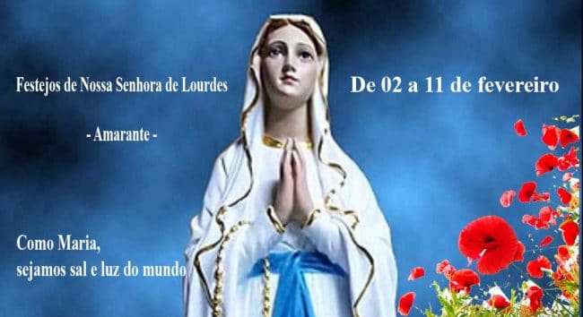 festejos do bairro areias amarante nossa senhora de lourdes