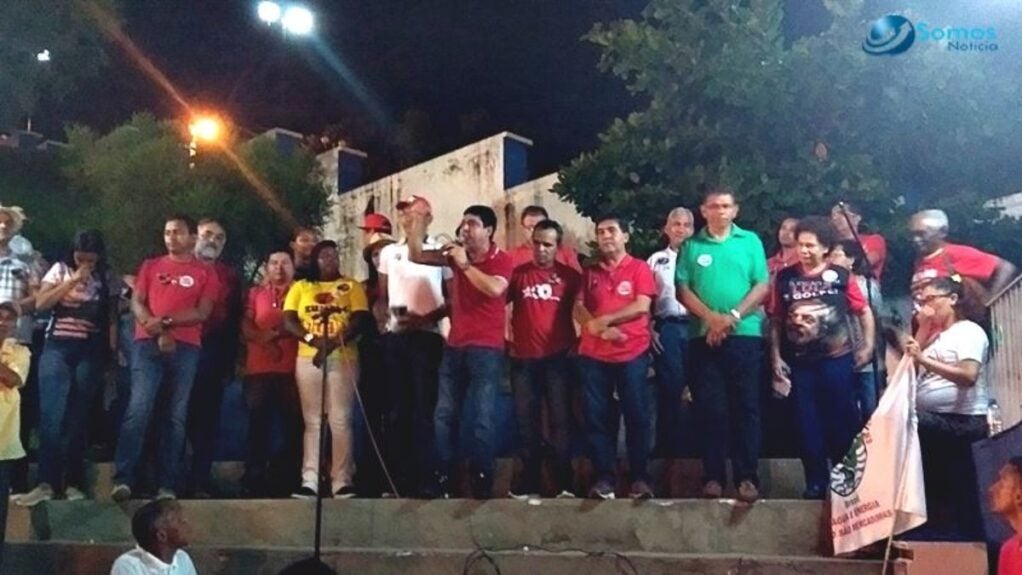 Militantes e simpatizantes recebem Caravana de Lula em Amarante; fotos!