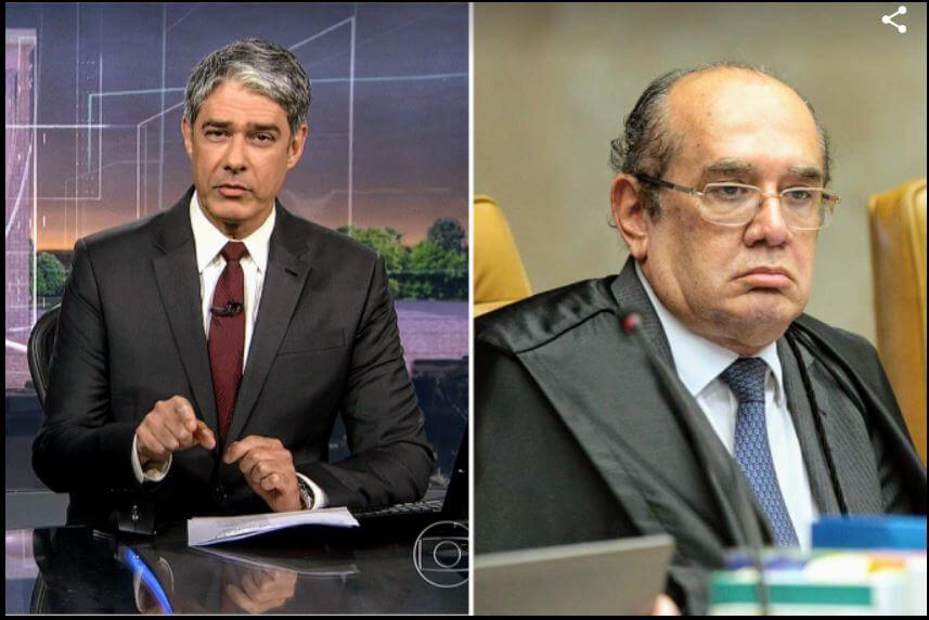 william bonner gilmar mendes jornal nacional