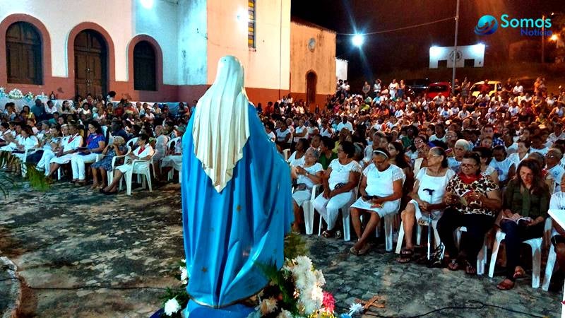 paróquia de Amarante missa campal procissão mês mariano