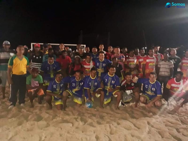 festival de verão campeonato de futebol de areia