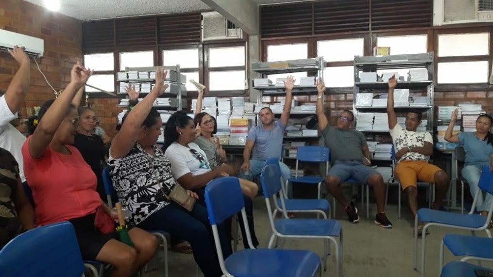 greve dos professores amarante