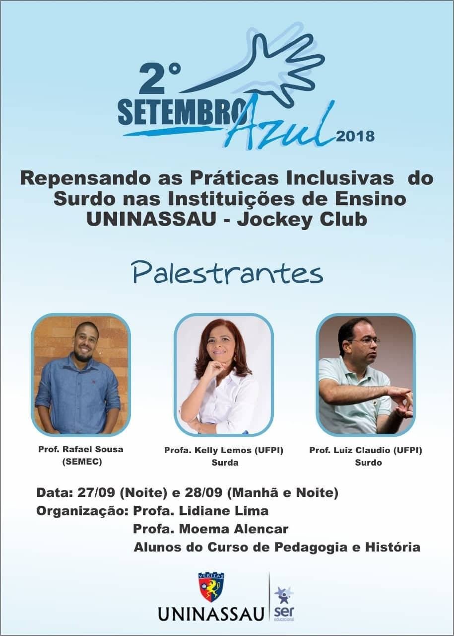 Setembro Azul UNINASSAU Inclusão