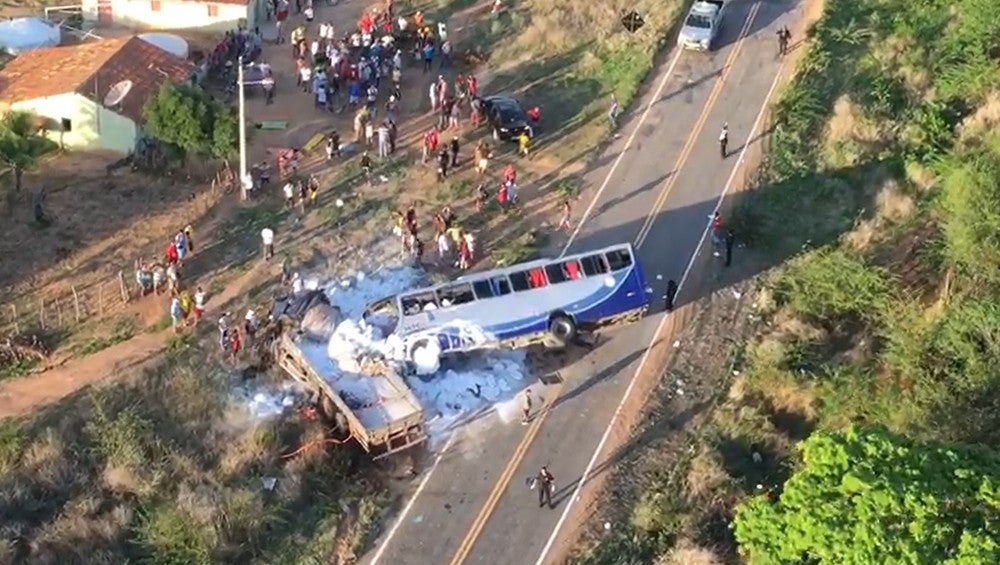 grave acidente ônibus campo sales ceará