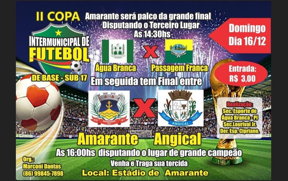 Amarante Angical Copa Intermunicipal Abmael Resende