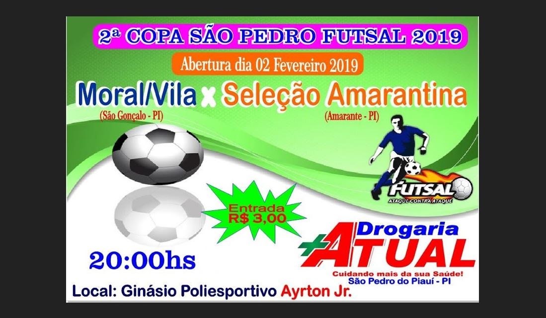 futsal copa são pedro amarante