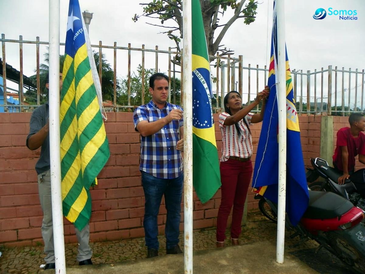 aula inaugural prefeitura escolas de amarante