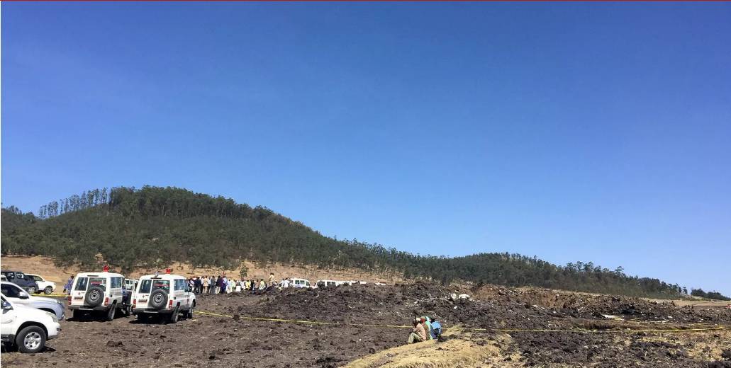 Queda de avião na Etiópia mortos