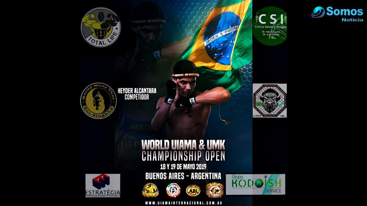 mundial de KickBoxing maranhense Heyder Alcântara