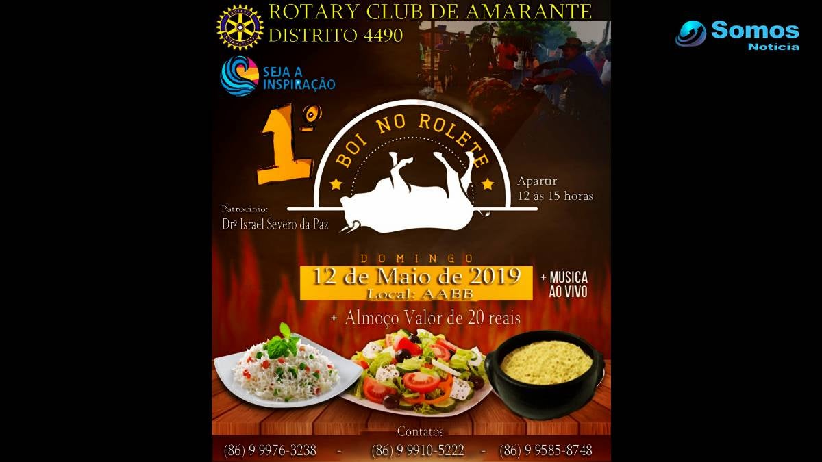 rotary club de amarante boi no rolete amarante