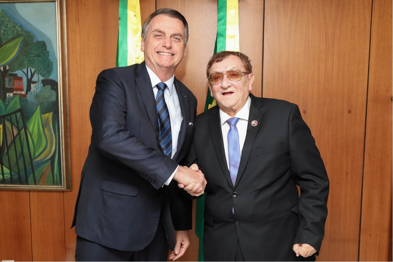 Mão Santa em Brasília com Bolsonaro