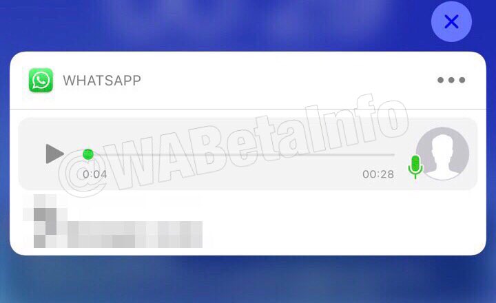 nova atualização do whatsapp mensagem de voz