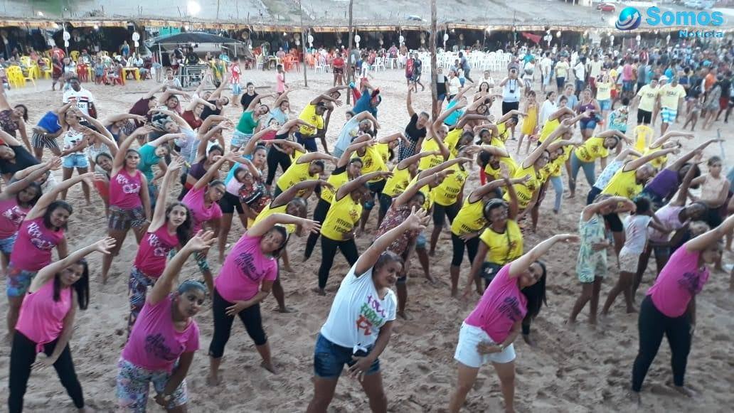 atividades na praia do Velho Monge fundespi são francisco do maranhão