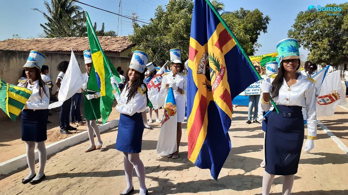 Semana da Pátria em Amarante desfile cívico comunidade conceição