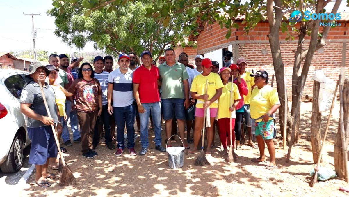 mutirão rua limpa no bairro morrins são francisco do maranhão