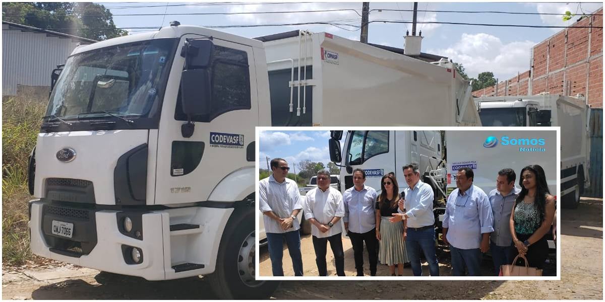 caminhão coletor e compactador de lixo para Amarante