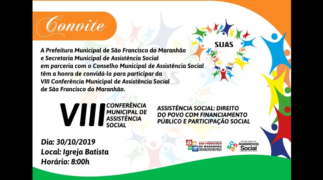 VIII Conferência de Assistência Social São Francisco do MA