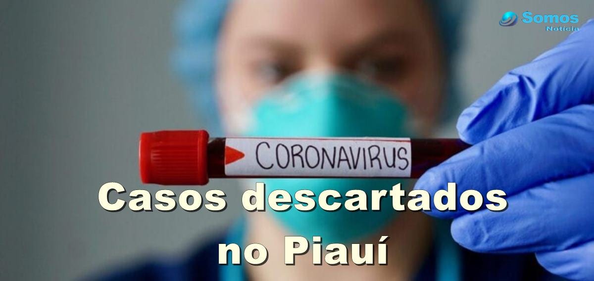 casos descartados no Piauí coronavírus