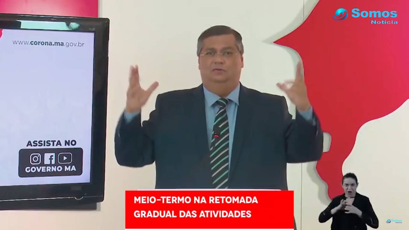 retomada gradual das atividades no Maranhão Flávio Dino