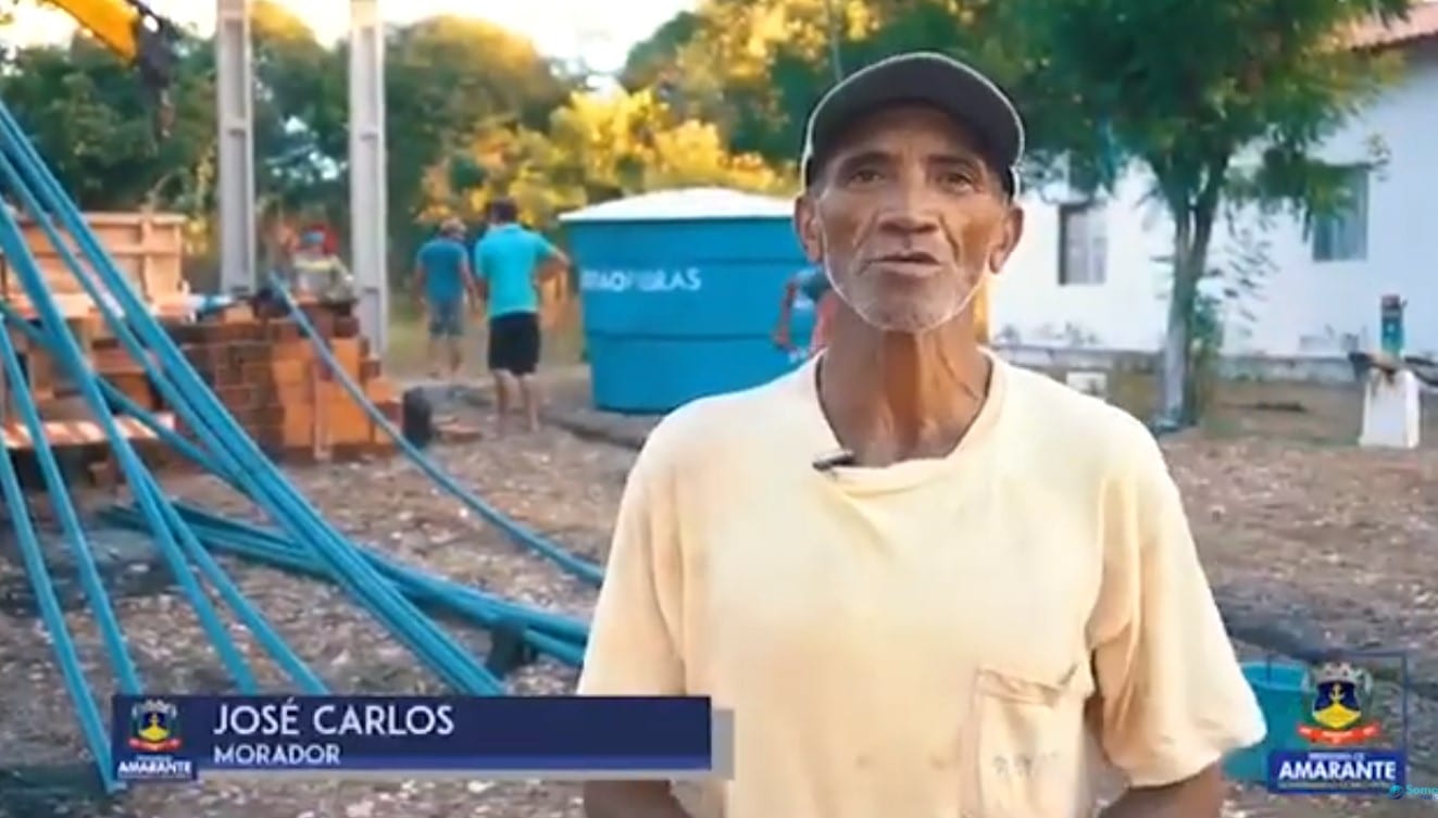 poço da comunidade Bela Vista em Amarante