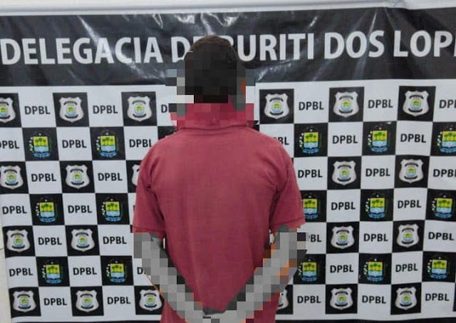 homem preso em caraúbas criança