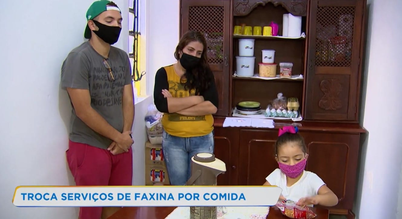 serviços de faxina em troca de comida para a filha belo horizonte