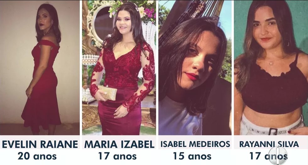 quatro jovens acidente, rio grande do norte