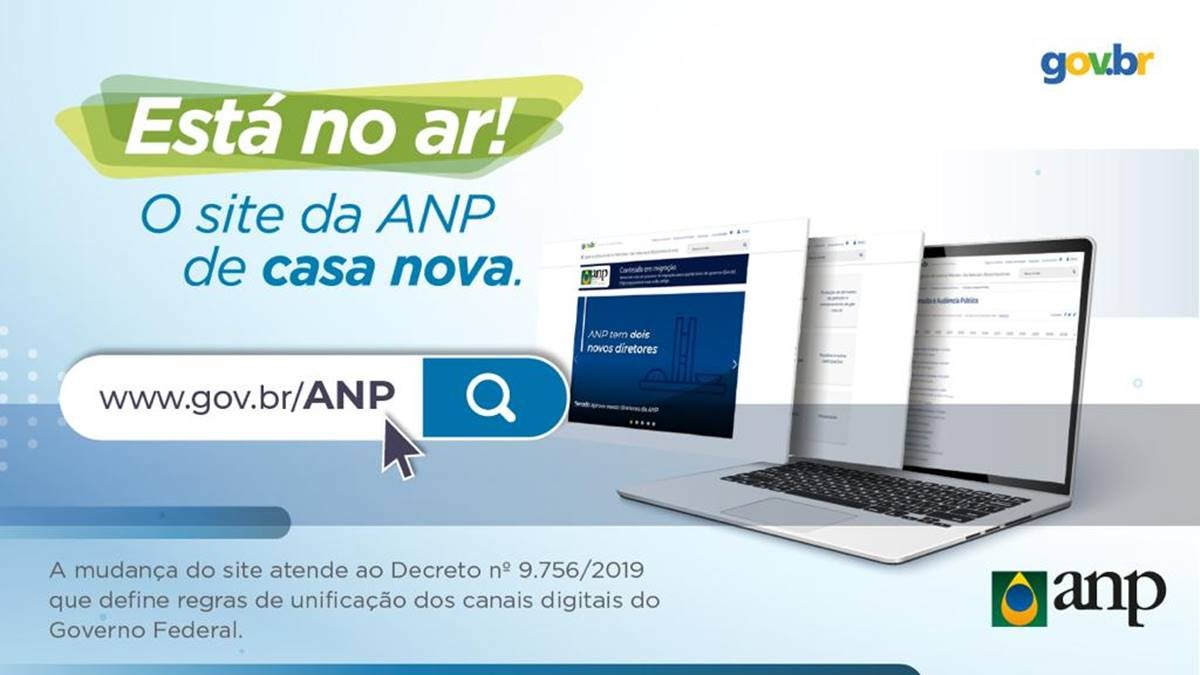 novo site da anp