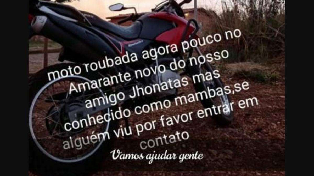 moto levada no novo amarante