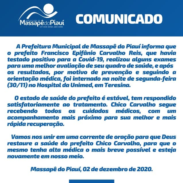 prefeito de massapê do piauí