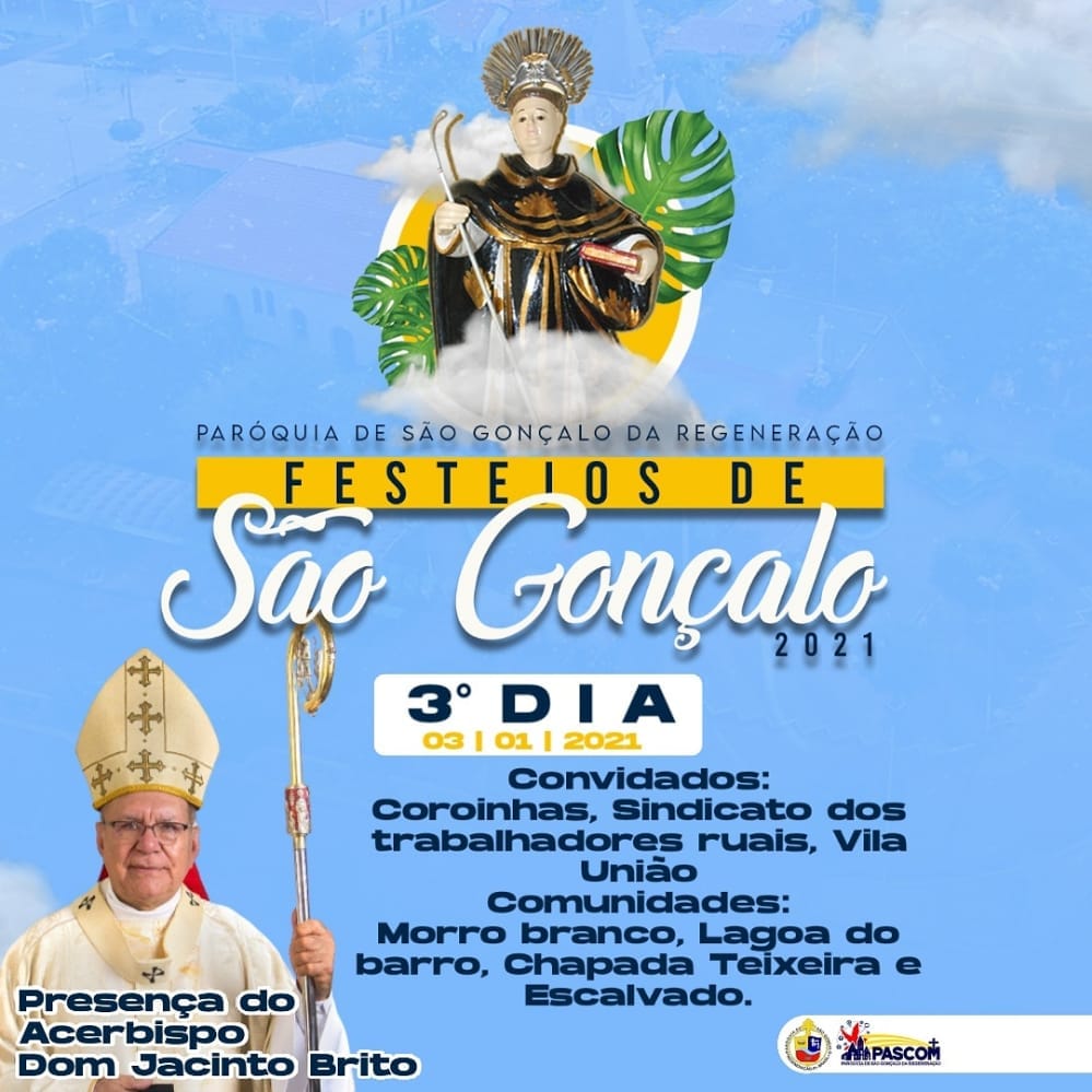 Dom Jacinto participa neste domingo dos Festejos de Regeneração