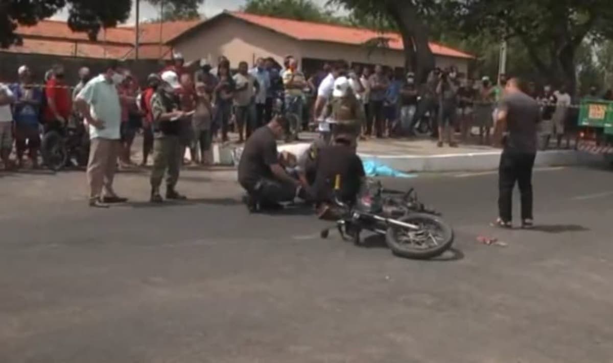 motociclista tem cabeça esmagada em grave acidente em Parnaíba