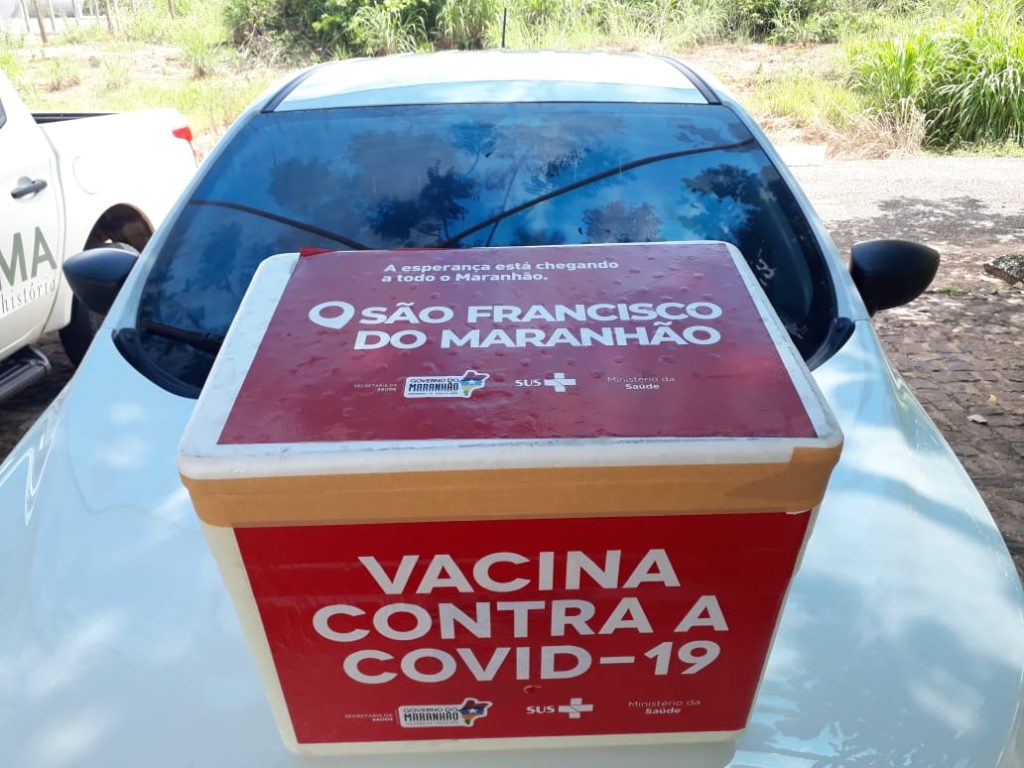 São Francisco do MA recebe 350 doses da Coronavac e segue imunizando idosos