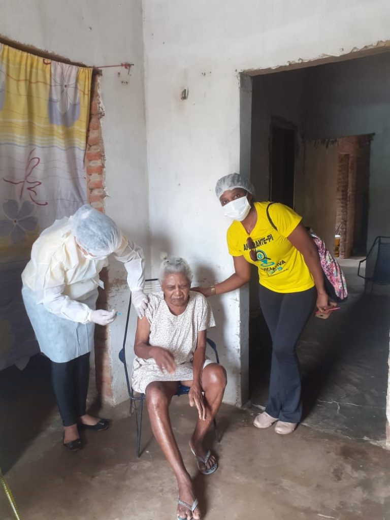 Prefeitura de Amarante avança na vacinação de idosos contra a Covid-19