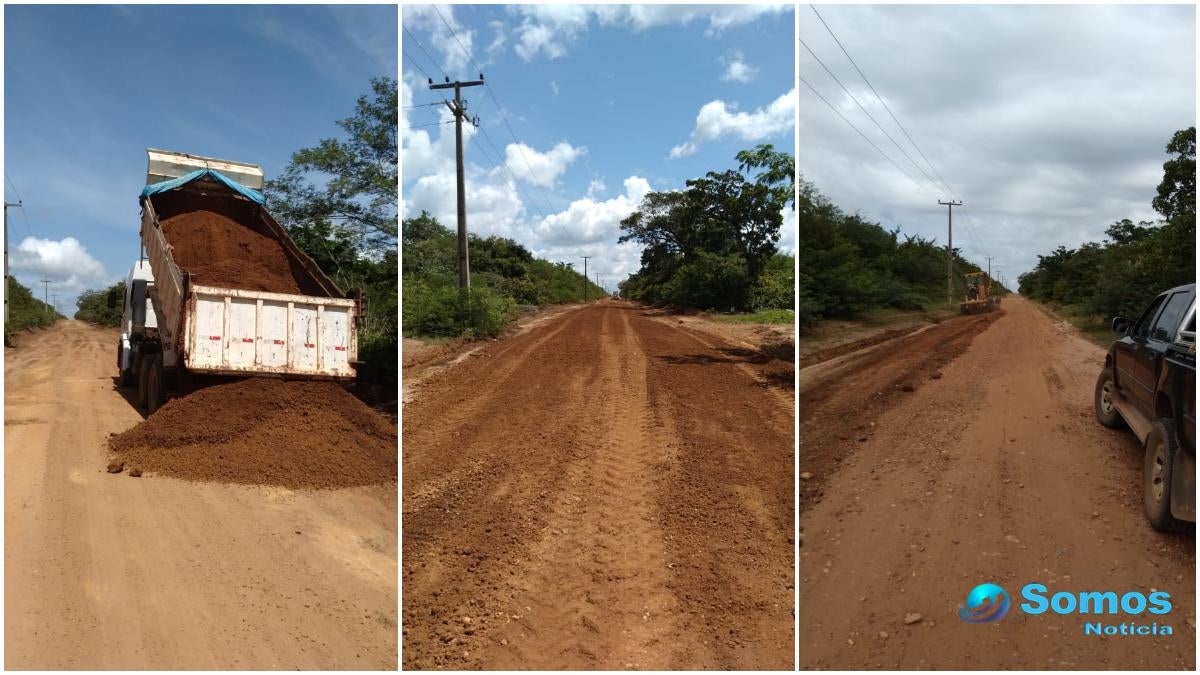 recuperação de estradas em são francisco do maranhão