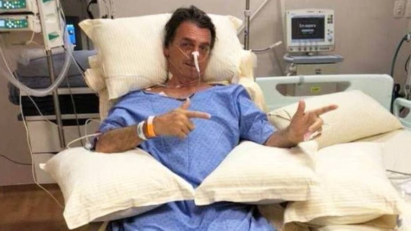 bolsonaro internado com obstrução intestinal