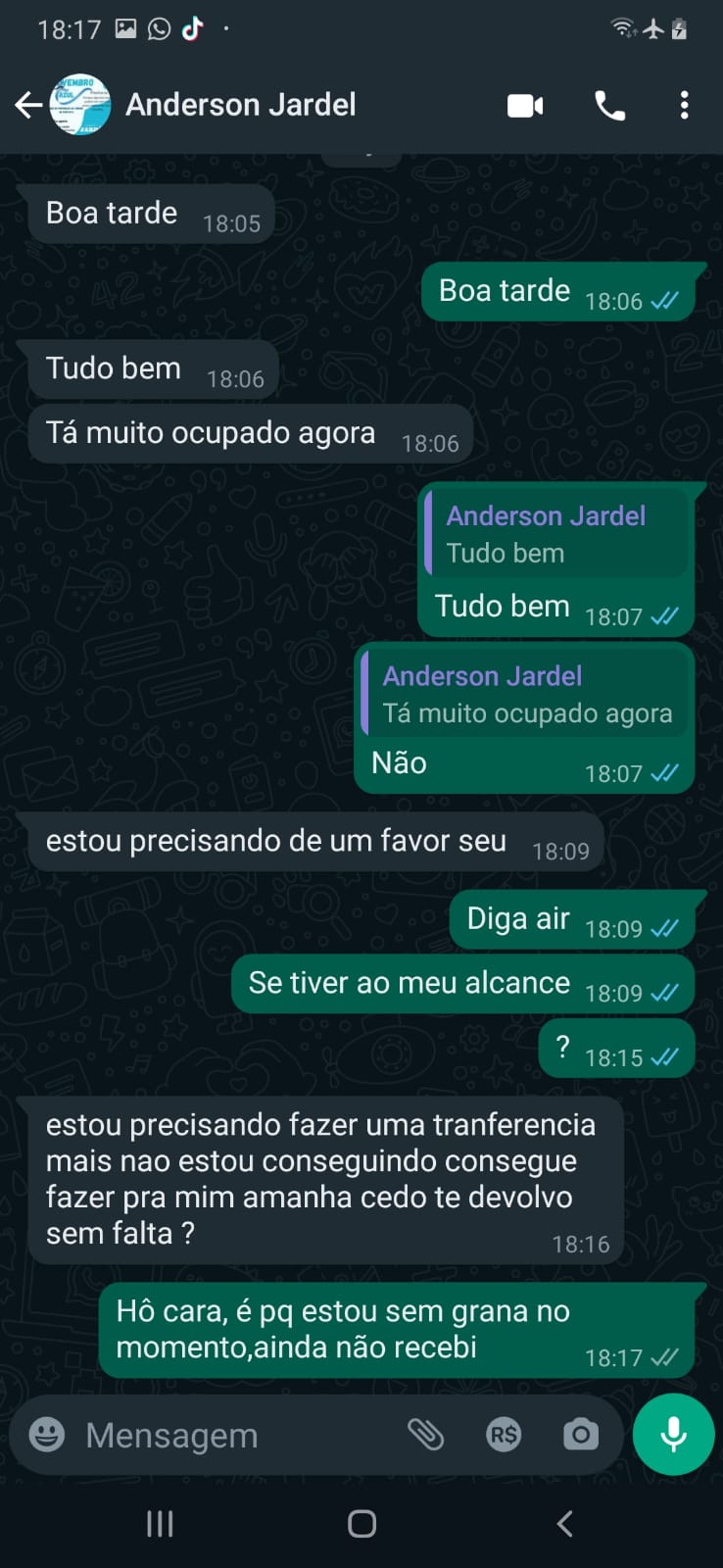 Vereador de União tem celular clonado; criminosos aplicam golpes