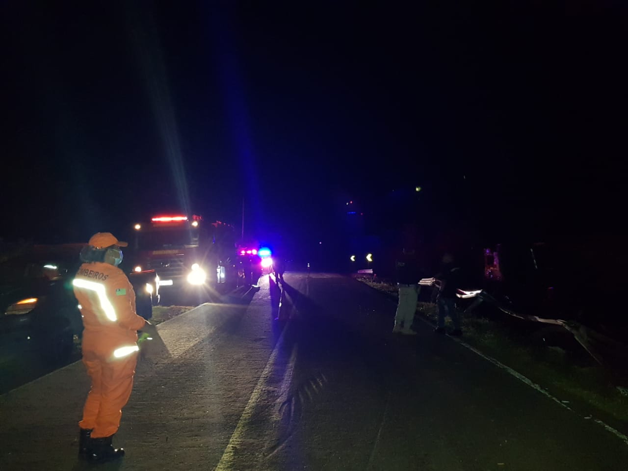 condutor de caminhão acidente em Bertolínia floriano